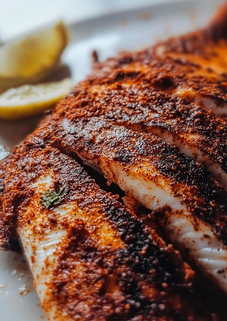 Pan-Fried Blackened Red Snapper Recipe