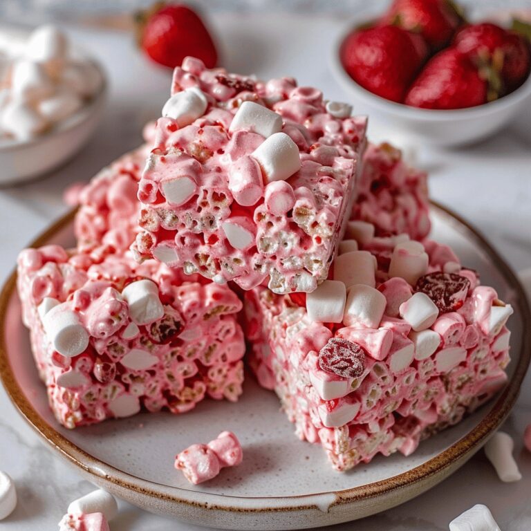 Strawberry Rice Krispie Treats Recipe