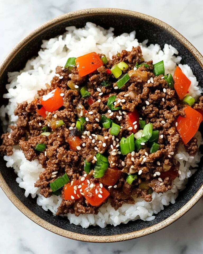 Korean Ground Beef Bowl Recipe