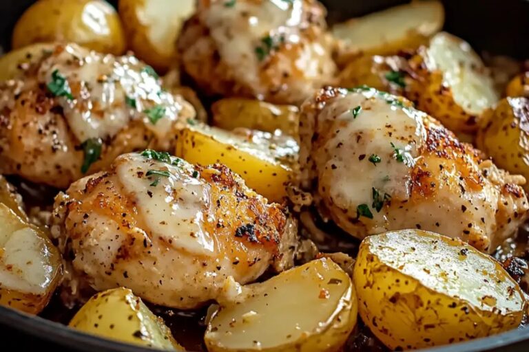 Garlic Parmesan Chicken And Potatoes Recipe