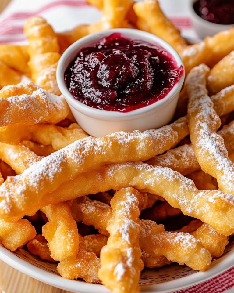 Crispy Funnel Cake Sticks Recipe