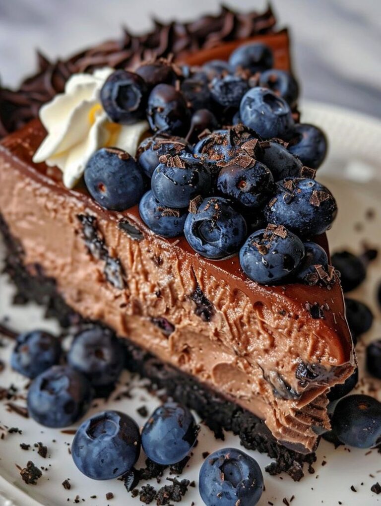 Chocolate Blueberry Cheesecake Recipe