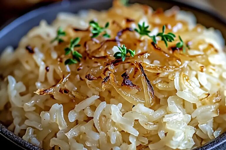French Onion Butter Rice Recipe