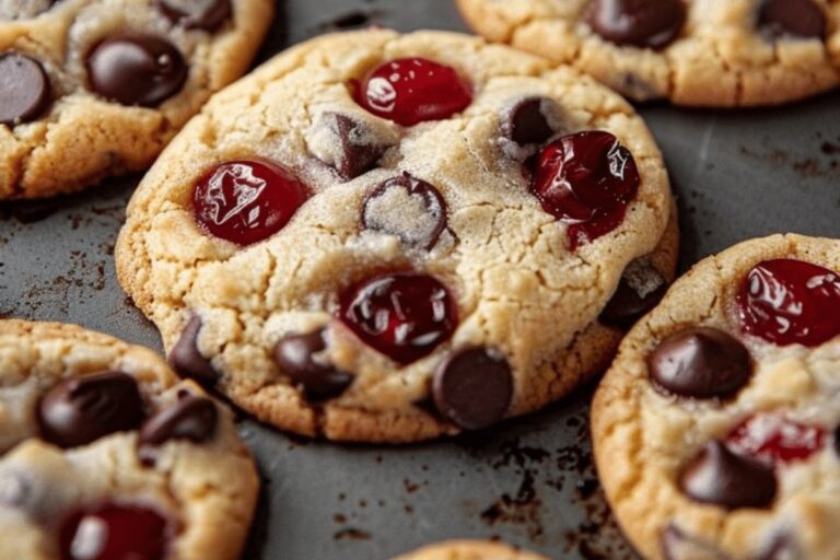 Maraschino Cherry Chocolate Chip Cookies Recipe