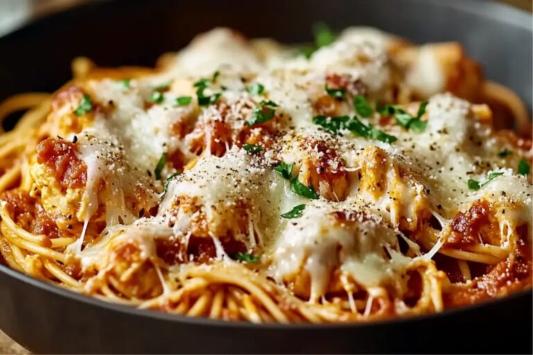 One-Pot Chicken Parmesan Pasta Recipe