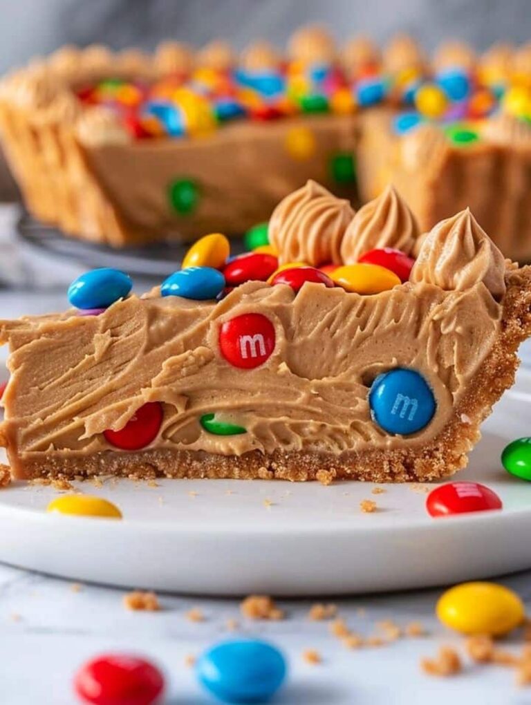 M&Ms Peanut Butter Pie Recipe