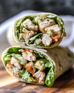 Miso Chicken Caesar Wraps Recipe