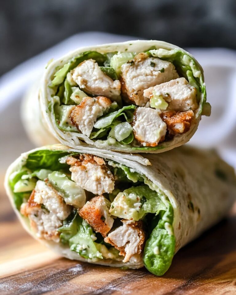 Miso Chicken Caesar Wraps Recipe