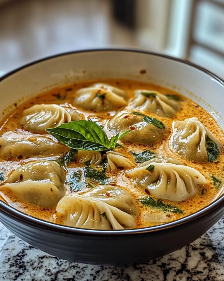 Easy Thai Red Curry Dumpling Soup Recipe