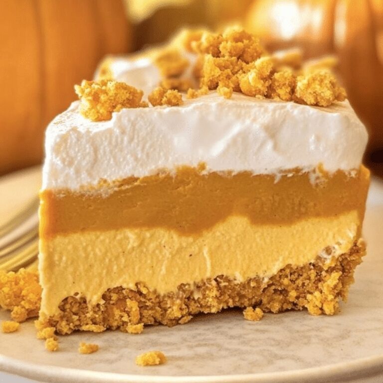 No Bake Pumpkin Lush Recipe