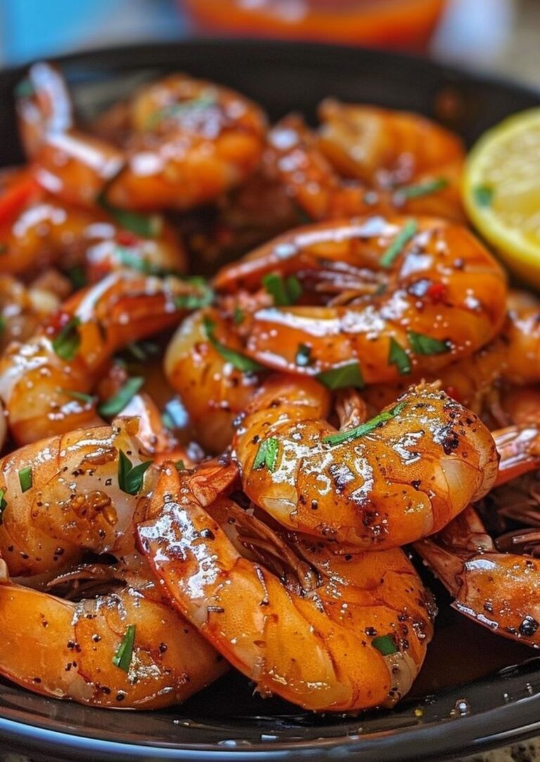 Fried Prawns with Garlicky Hot Pepper Sauce Recipe