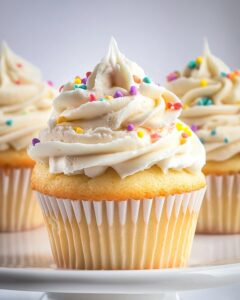 Moist and Fluffy Vanilla Cupcakes Recipe