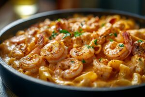 Creamy Cajun Shrimp And Chicken Pasta Recipe