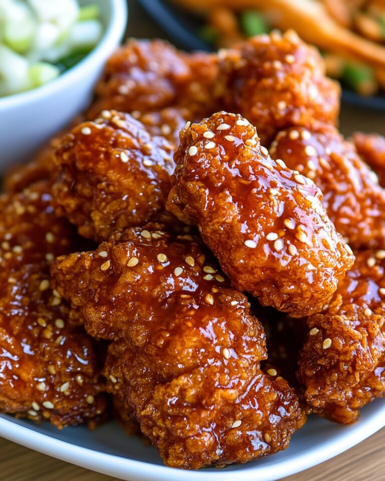 Korean Fried Chicken (Yangnyeom Chicken) Recipe