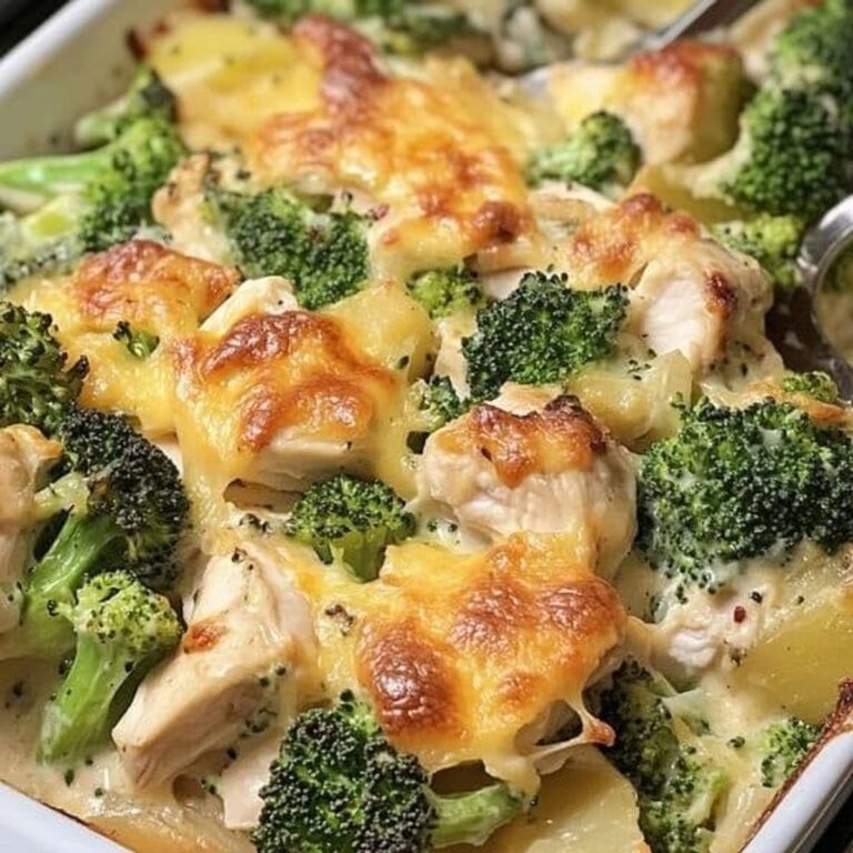 Hearty Baked Potato Chicken and Broccoli Casserole Recipe