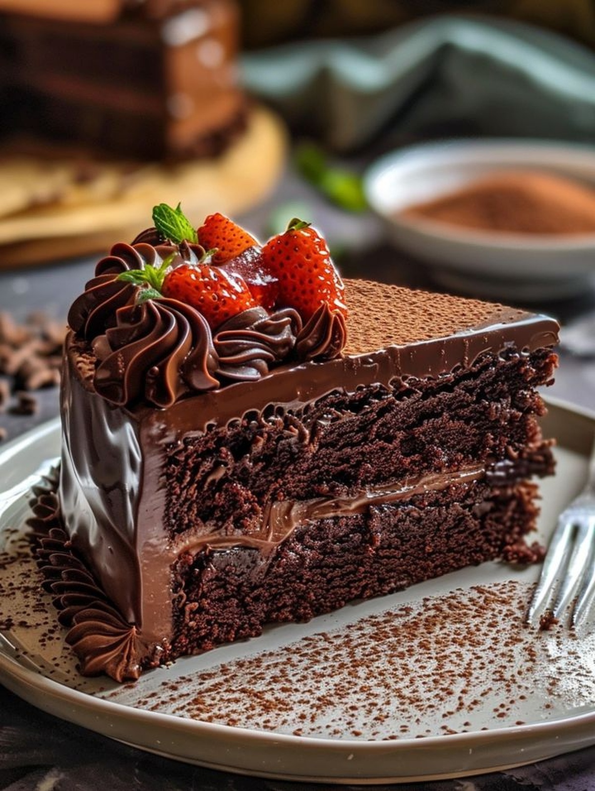 Chocolate Chiffon Cake Recipe