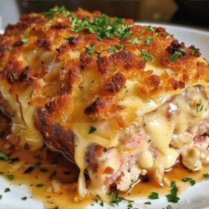 Chicken Cordon Bleu Meatloaf Recipe