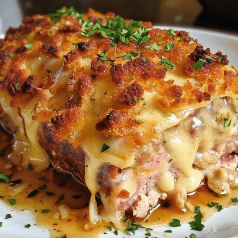 Chicken Cordon Bleu Meatloaf Recipe