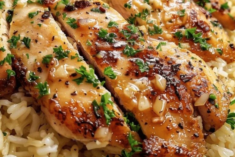 Chicken with Garlic Parmesan Rice Recipe