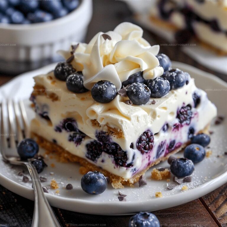 White Chocolate Blueberry Lasagna Recipe