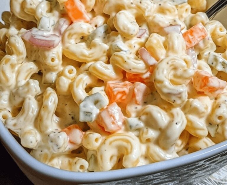 Classic Creamy Macaroni Salad Recipe