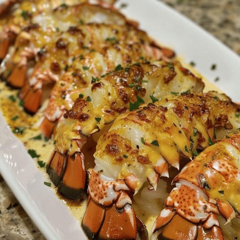 Creamy Garlic Butter Lobster Tails Recipe