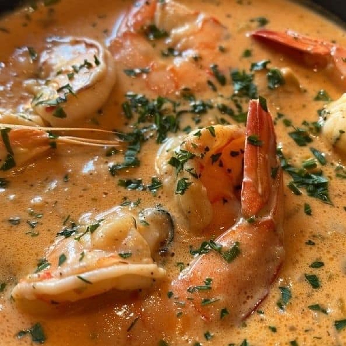 Creamy Shrimp & Crab Bisque Recipe