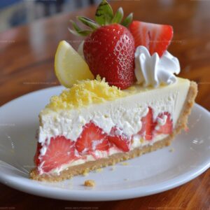 Strawberry Lemon Bliss Cheesecake Recipe