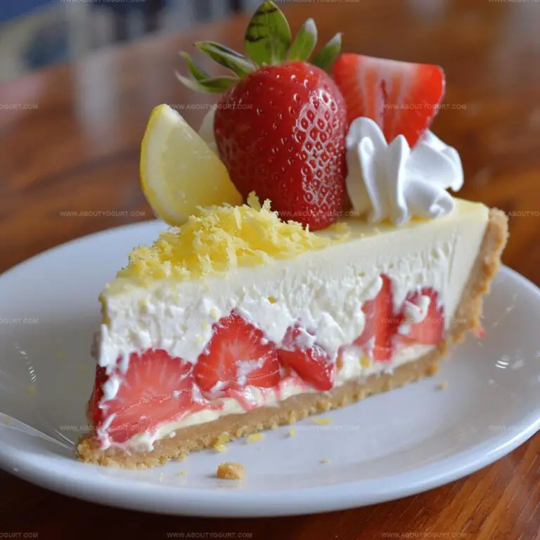 Strawberry Lemon Bliss Cheesecake Recipe