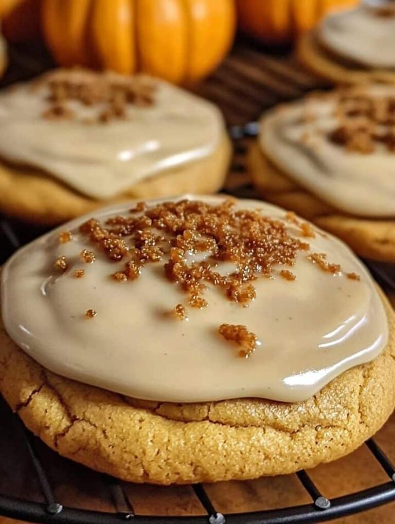 Cinnamon Pumpkin Cookies with Brown Butter Icing Recipe