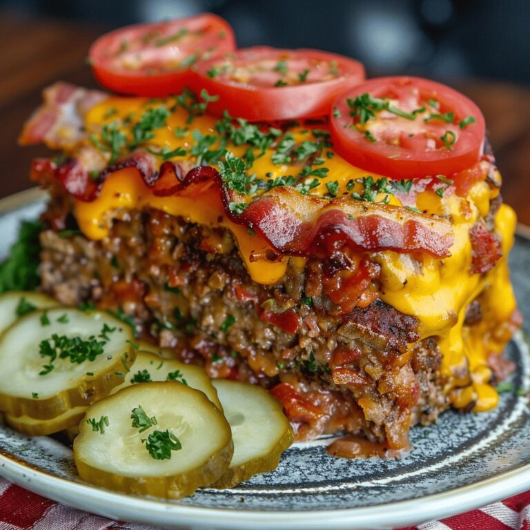 Bacon Cheeseburger Meatloaf Recipe