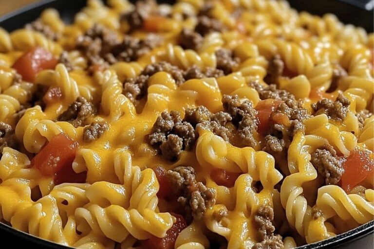 Cheesy Beef Taco Pasta Recipe