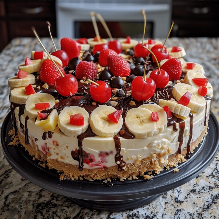 Banana Split Cheesecake Recipe
