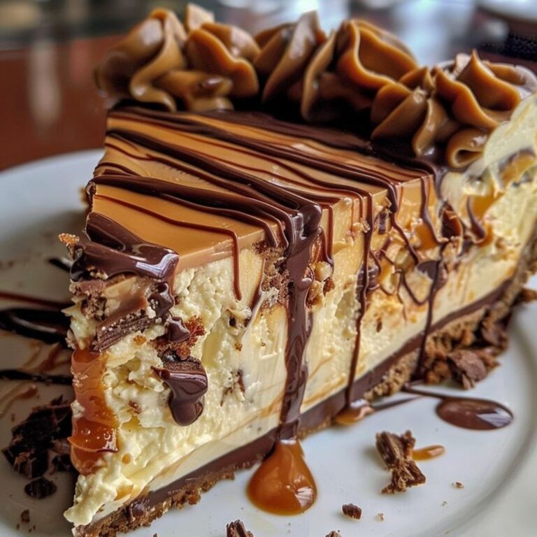 Caramel Chocolate Coffee Cheesecake Recipe