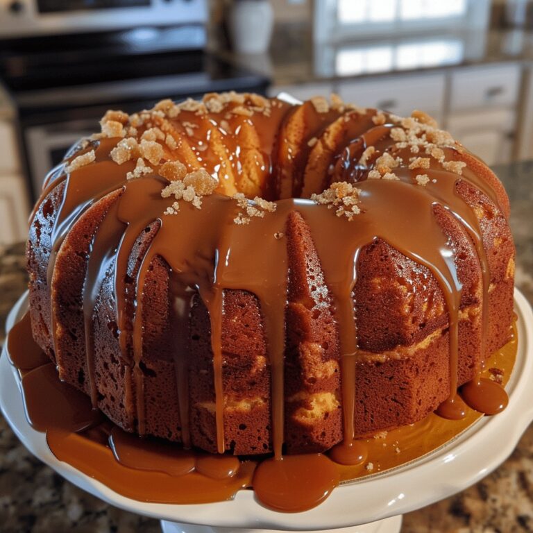 Brown Sugar Carmel Pound Cake Recipe