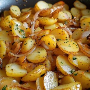 Fried Potatoes with Onions Recipe
