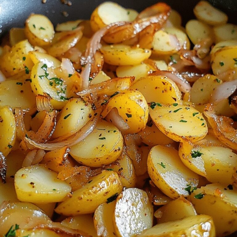 Fried Potatoes with Onions Recipe