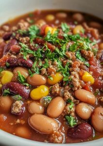 Tremendous Slow Cooker Cowboy Beans Feast Recipe