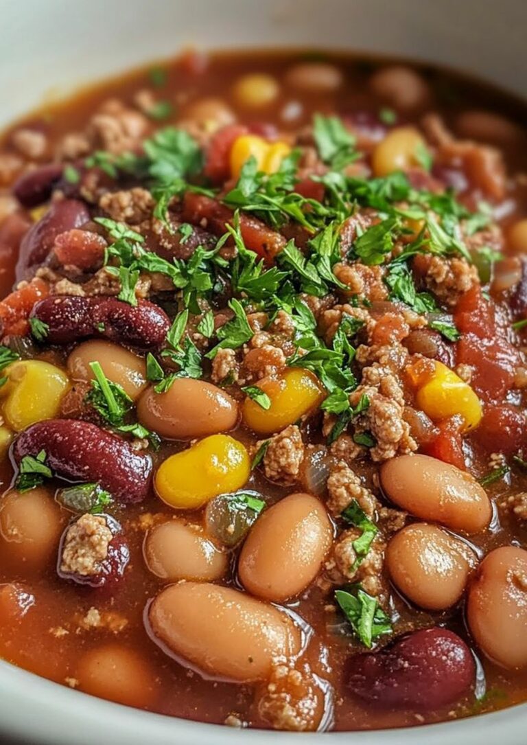Tremendous Slow Cooker Cowboy Beans Feast Recipe