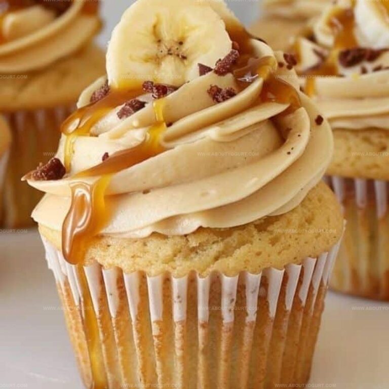 Banana Caramel Cupcakes With Caramel Cream Cheese Frosting Recipe
