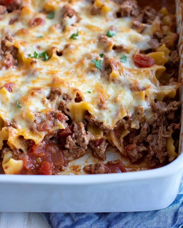 Beef Lombardi Casserole Recipe