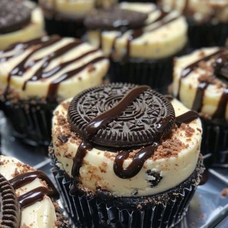 White Chocolate Oreo Mini Cheesecakes Recipe