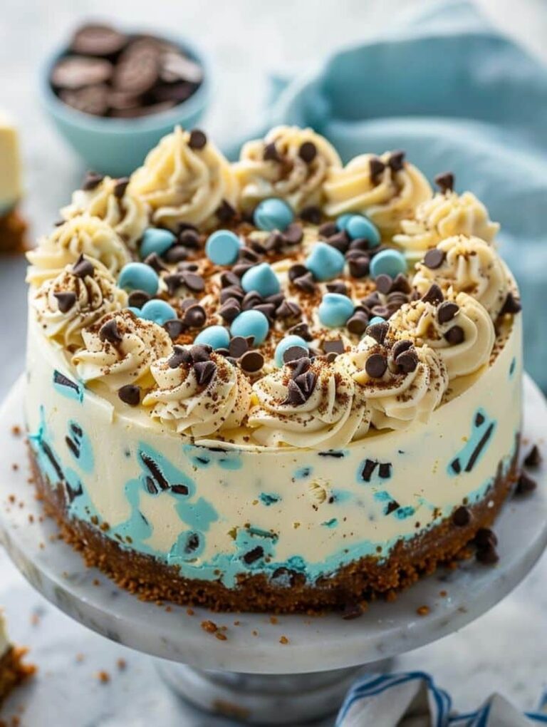 Delicious Cookie Monster Cheesecake Recipe
