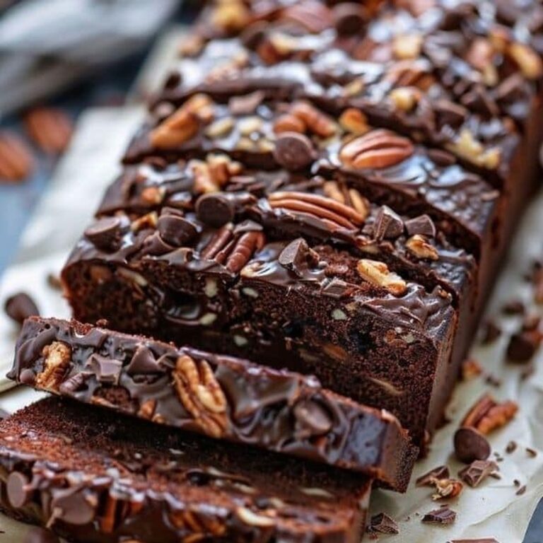Luscious Chocolate Pecan Loaf Recipe
