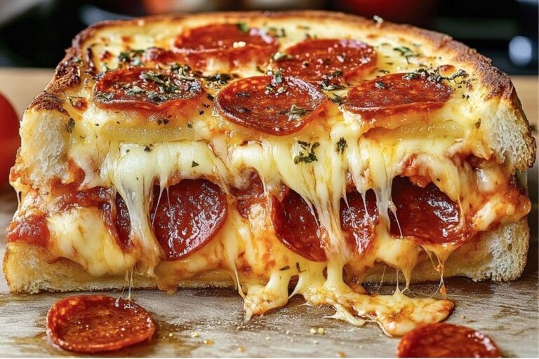 Pepperoni Pizza Grilled Cheese Recipe