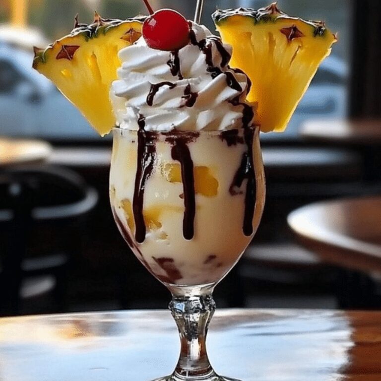 Ice Cream Sundae Pina Colada Recipe