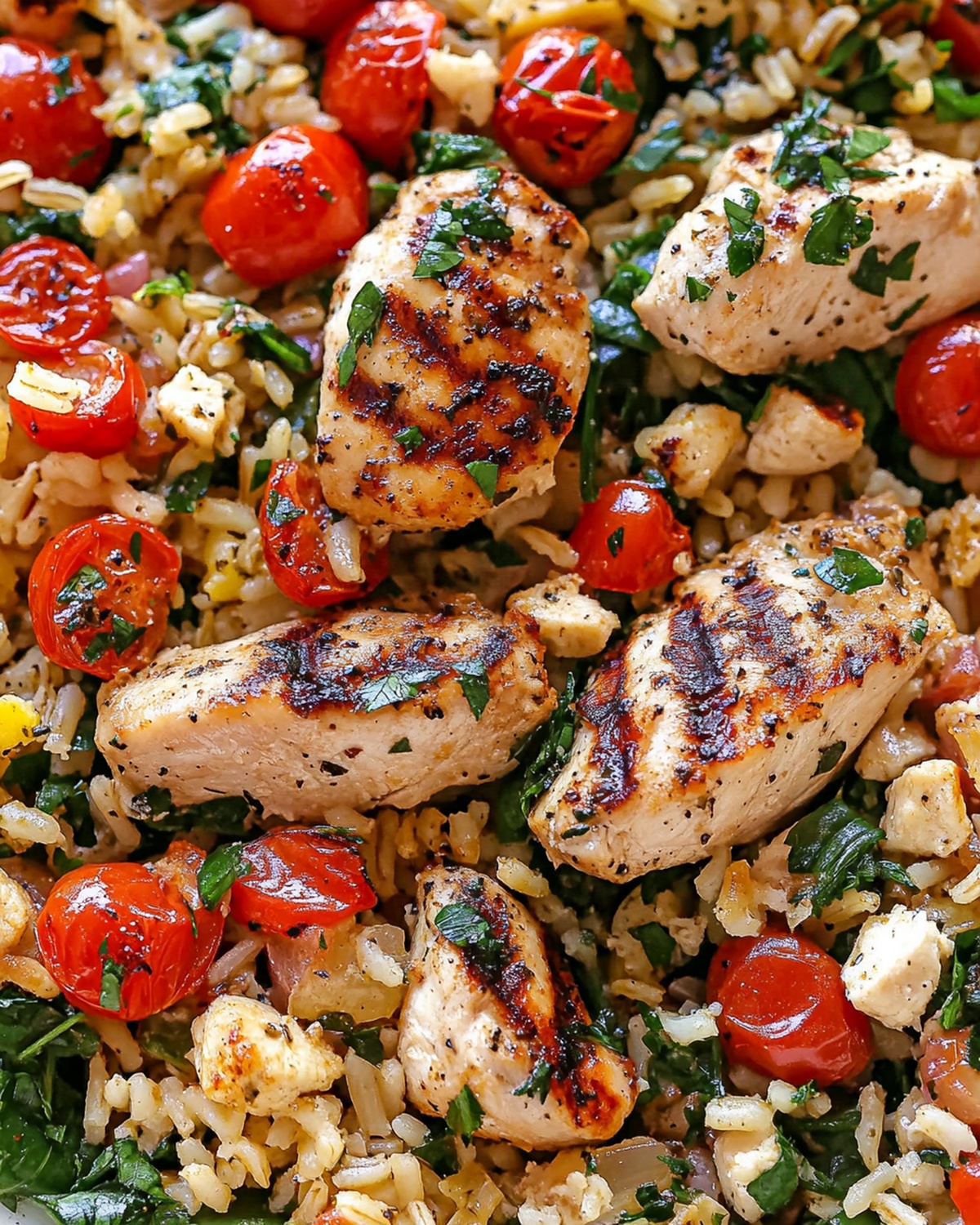Greek Chicken and Lemon Rice (30 Minutes, One-Pot) Recipe