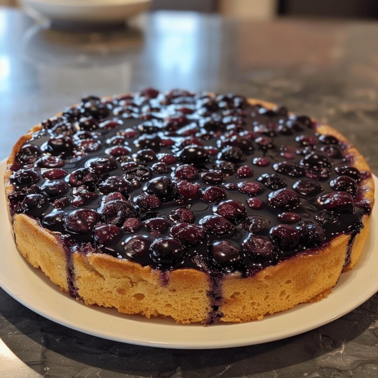 Blueberry Upside Down Cake Recipe