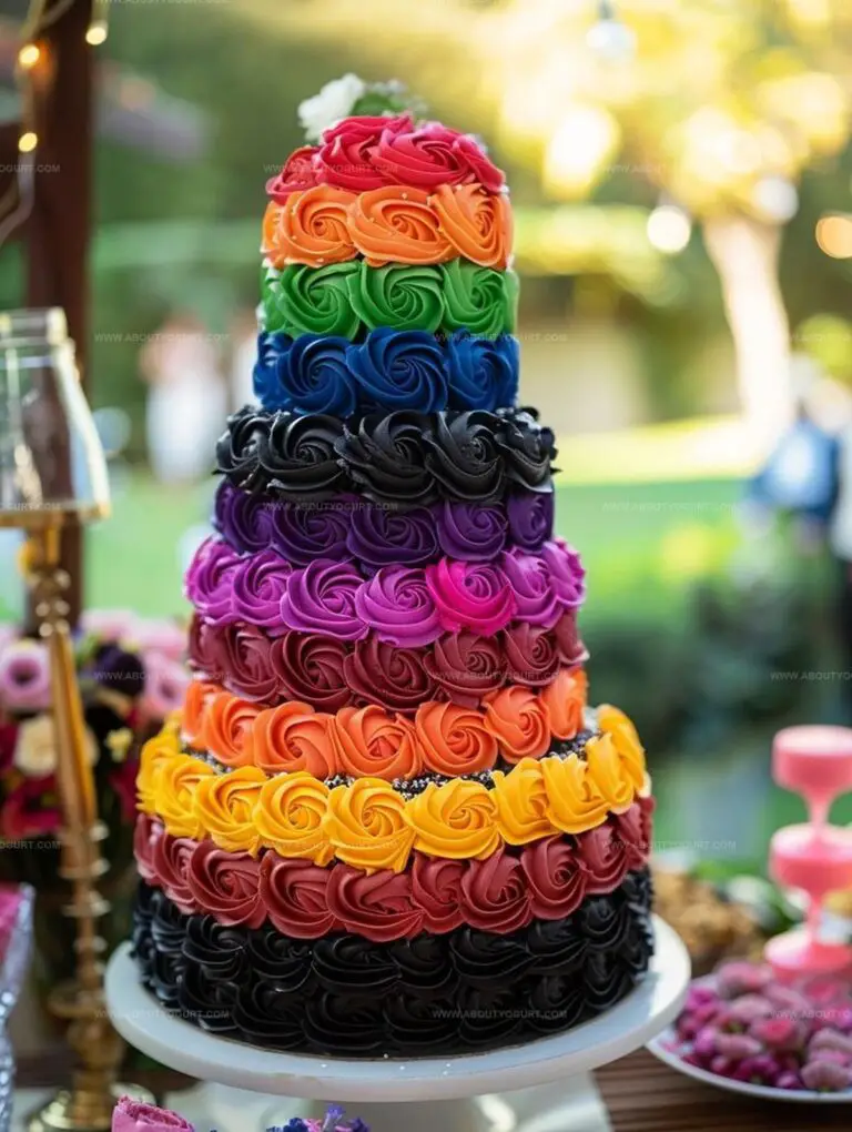 Luxurious Rainbow Velvet Cake Recipe