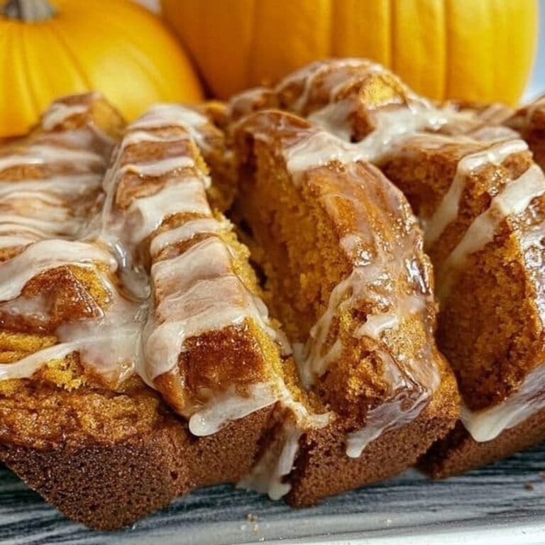 Pull-Apart Cinnamon Sugar Pumpkin Bread With Buttered Rum Glaze Recipe